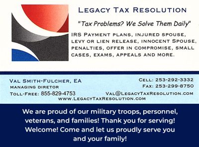 Legacy Tax Resolution